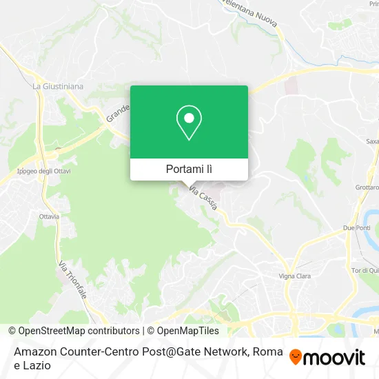 Mappa Amazon Counter-Centro Post@Gate Network