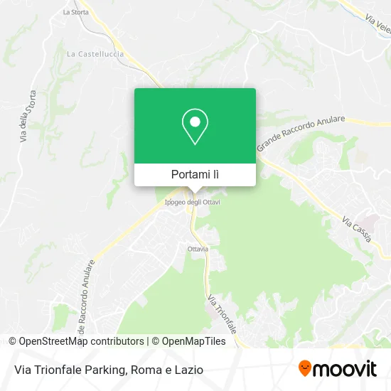 Mappa Via Trionfale Parking
