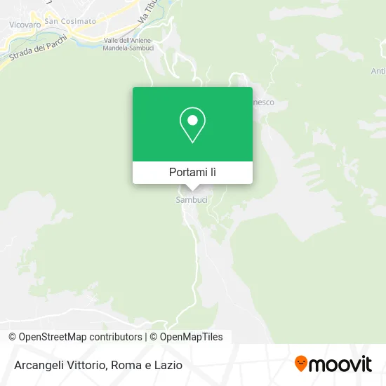 Mappa Arcangeli Vittorio