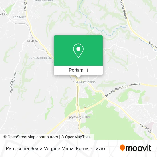 Mappa Parrocchia Beata Vergine Maria