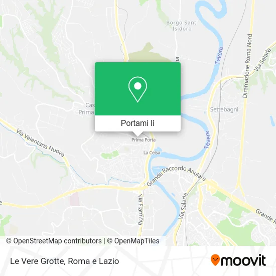 Mappa Le Vere Grotte