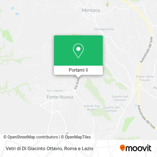 Mappa Vetri di Di Giacinto Ottavio