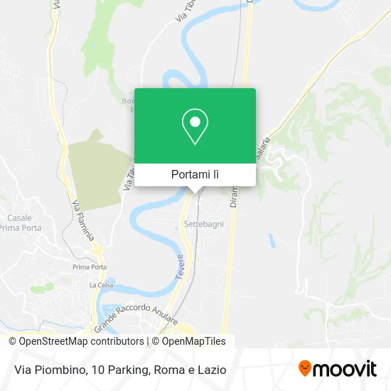 Mappa Via Piombino, 10 Parking