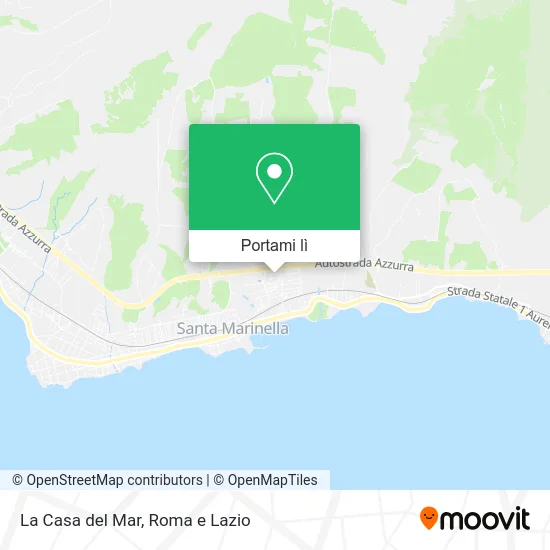 Mappa La Casa del Mar