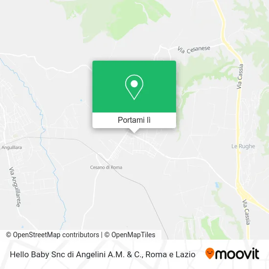 Mappa Hello Baby Snc di Angelini A.M. & C.