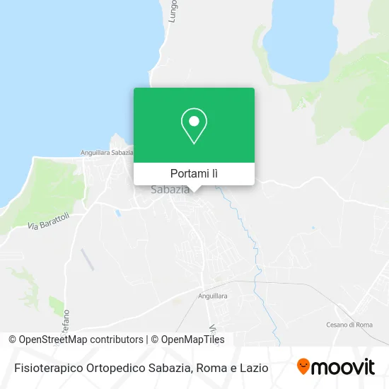 Mappa Fisioterapico Ortopedico Sabazia