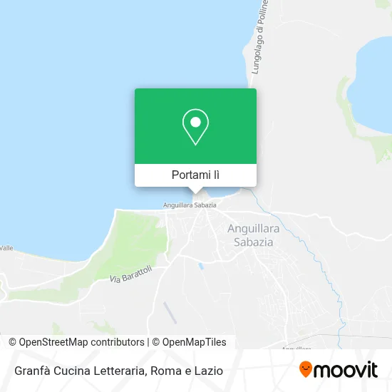 Mappa Granfà Cucina Letteraria