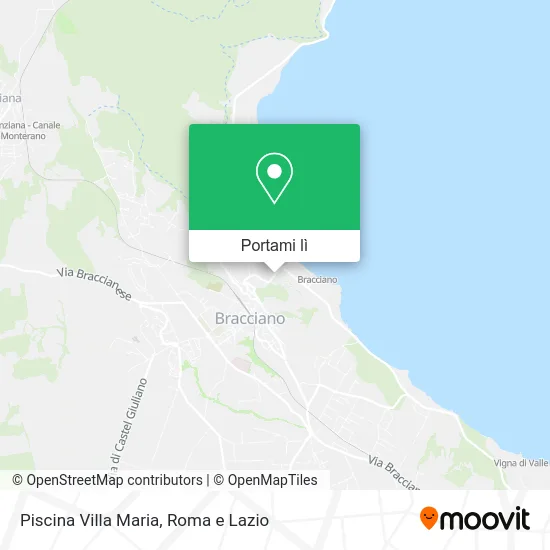 Mappa Piscina Villa Maria