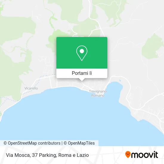 Mappa Via Mosca, 37 Parking
