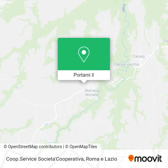 Mappa Coop.Service Societa'Cooperativa