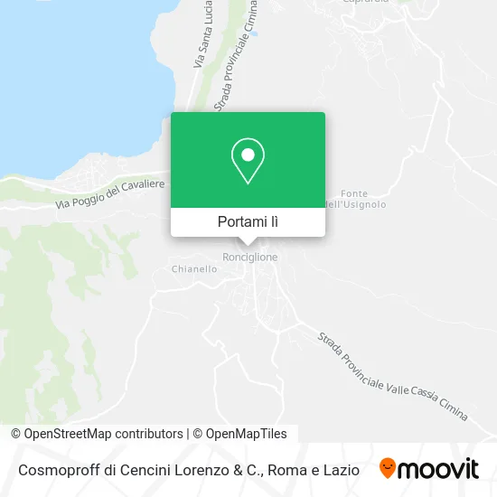 Mappa Cosmoproff di Cencini Lorenzo & C.