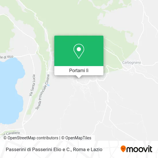 Mappa Passerini di Passerini Elio e C.