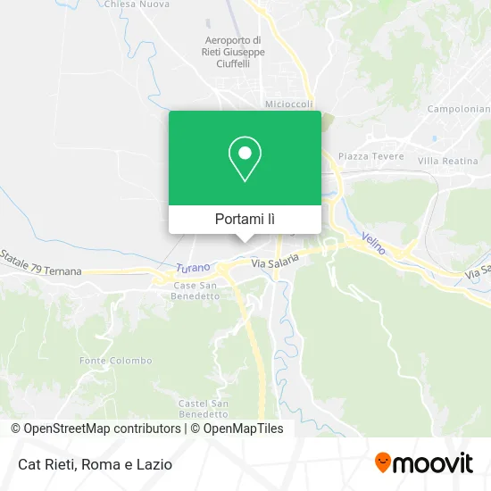 Mappa Cat Rieti