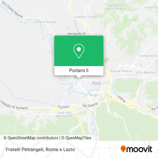 Mappa Fratelli Petrangeli