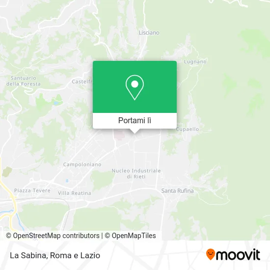 Mappa La Sabina
