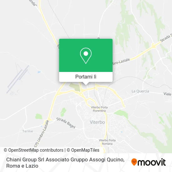 Mappa Chiani Group Srl Associato Gruppo Assogi Qucino