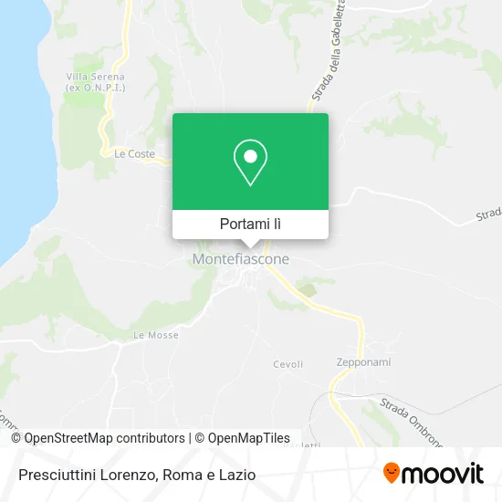 Mappa Presciuttini Lorenzo