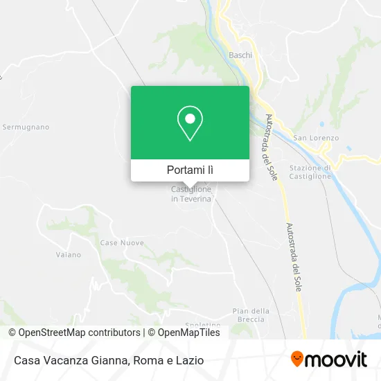 Mappa Casa Vacanza Gianna