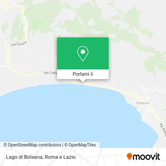 Mappa Lago di Bolsena