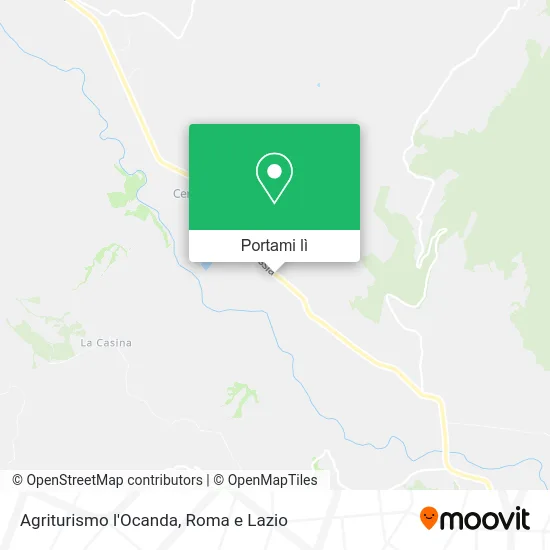 Mappa Agriturismo l'Ocanda