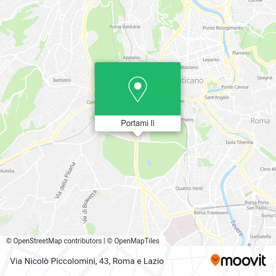 Mappa Via Nicolò Piccolomini, 43