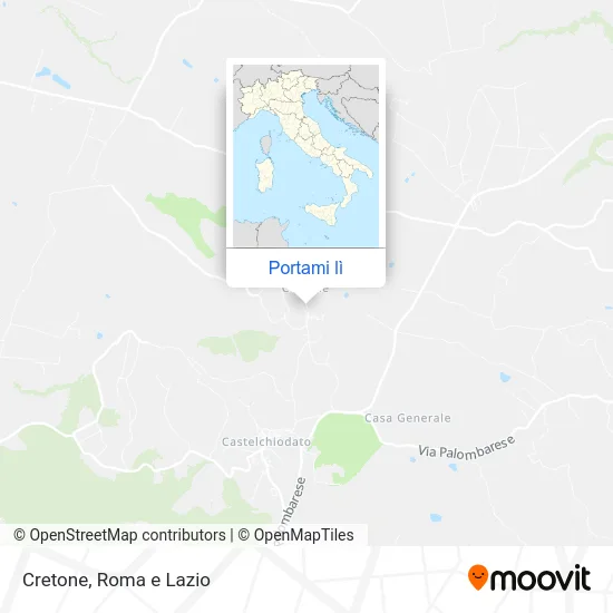 Mappa Cretone
