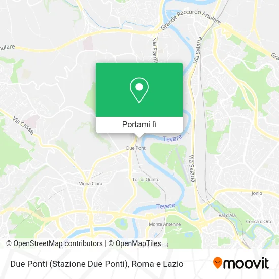 Mappa Due Ponti (Stazione Due Ponti)