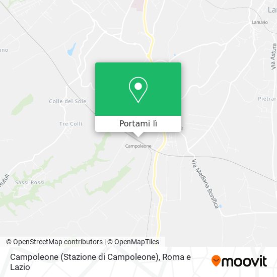 Mappa Campoleone (Stazione di Campoleone)