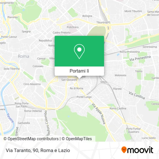 Mappa Via Taranto, 90