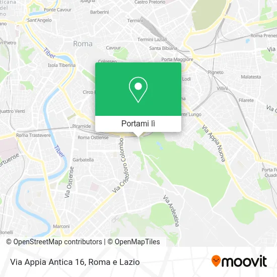 Mappa Via Appia Antica  16