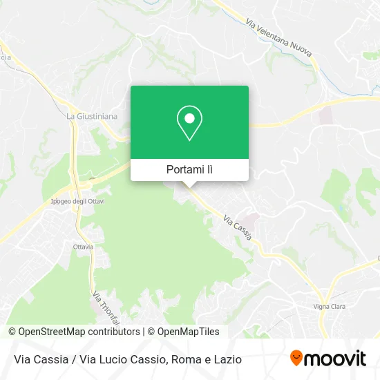 Mappa Via Cassia / Via Lucio Cassio