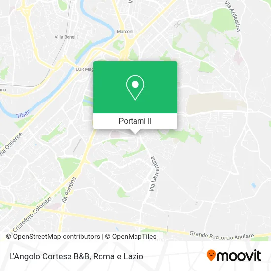 Mappa L'Angolo Cortese B&B
