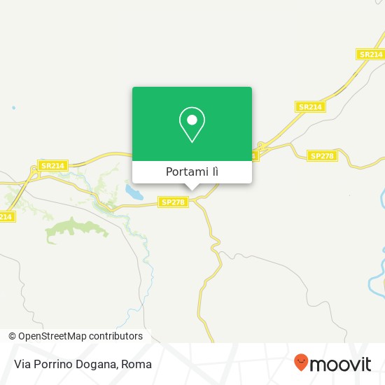 Mappa Via Porrino Dogana