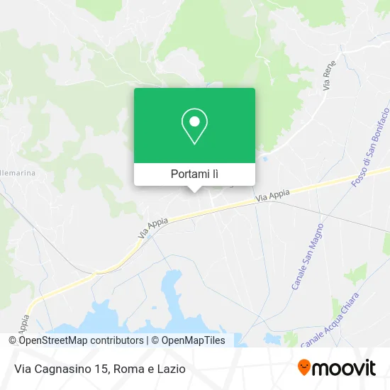 Mappa Via Cagnasino  15