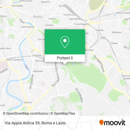 Mappa Via Appia Antica  39