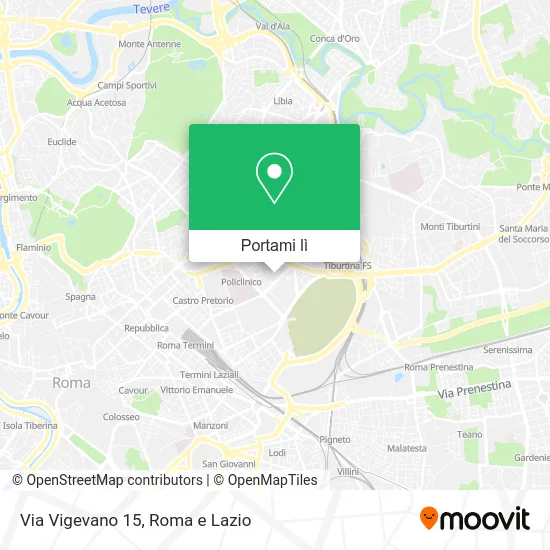 Mappa Via Vigevano  15