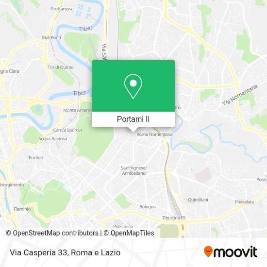 Mappa Via Casperia  33