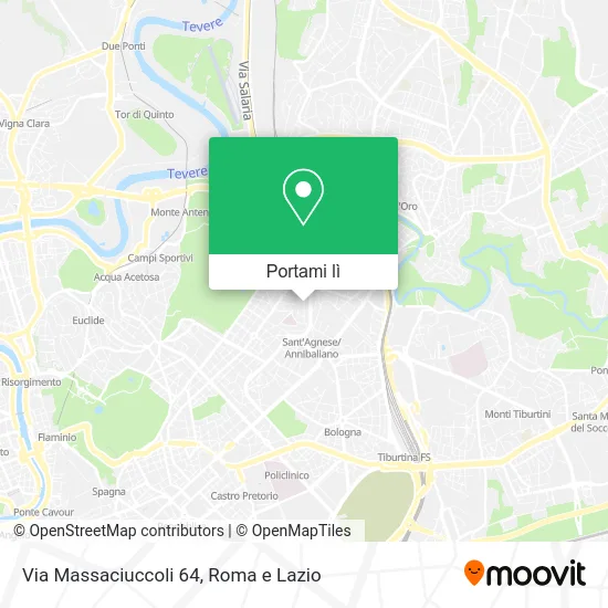 Mappa Via Massaciuccoli  64