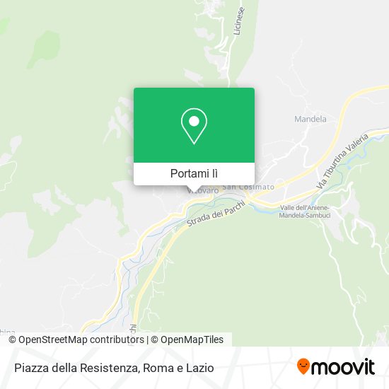 Mappa Piazza della Resistenza