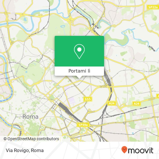 Mappa Via Rovigo
