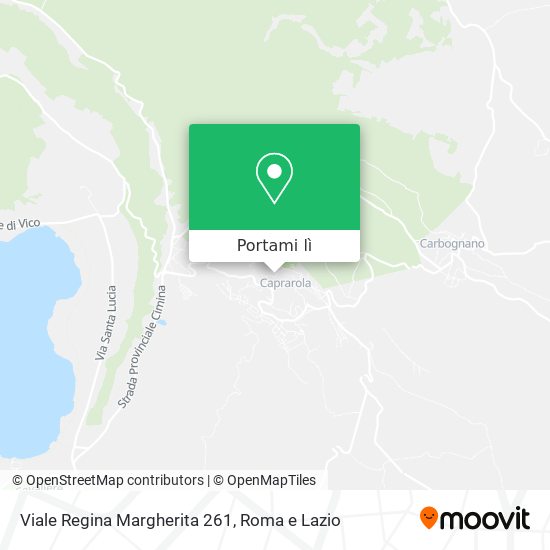 Mappa Viale Regina Margherita 261
