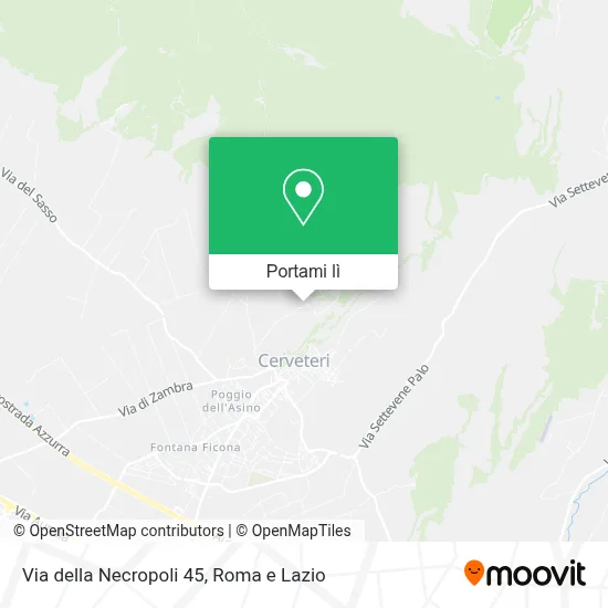 Mappa Via della Necropoli  45