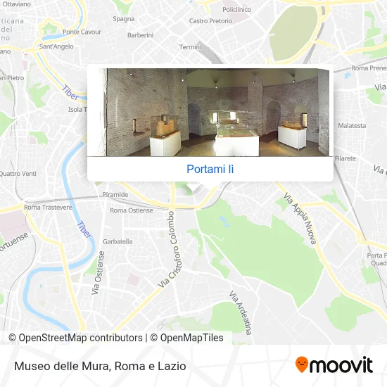 Mappa Museo delle Mura
