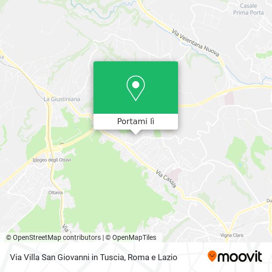 Mappa Via Villa San Giovanni in Tuscia