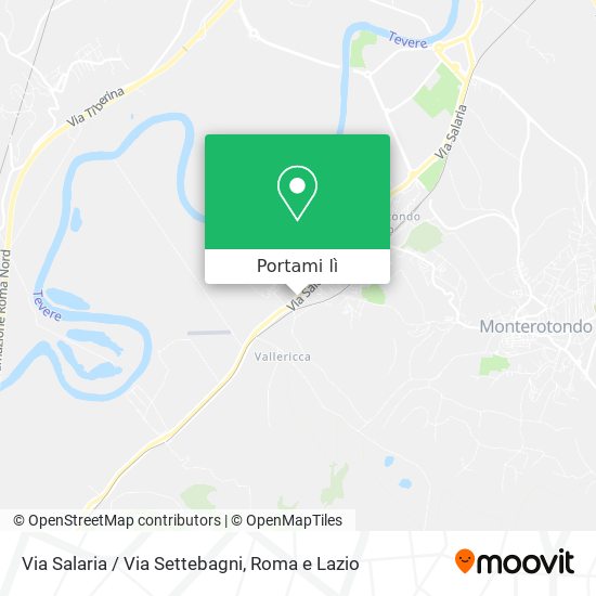 Mappa Via Salaria / Via Settebagni