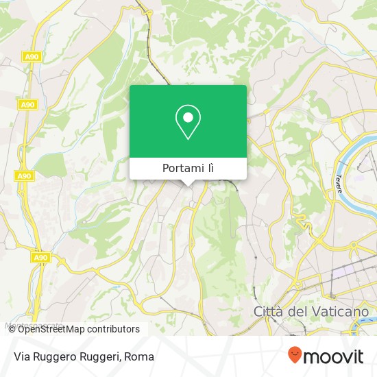 Mappa Via Ruggero Ruggeri