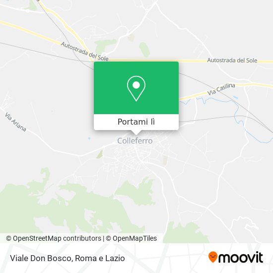 Mappa Viale Don Bosco