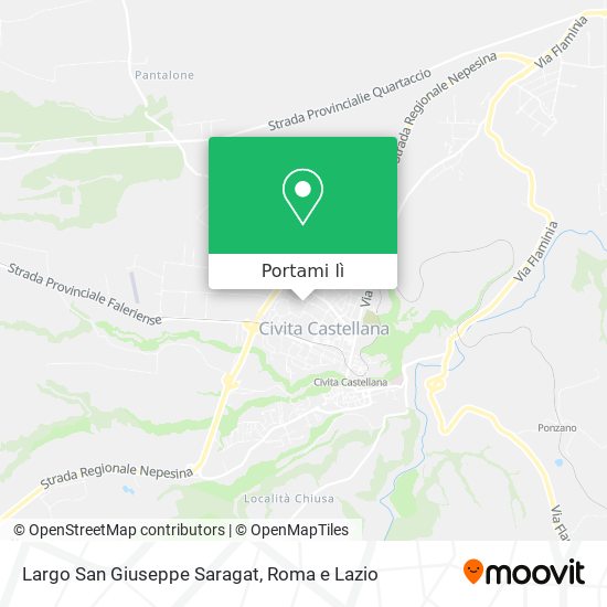 Mappa Largo San Giuseppe Saragat