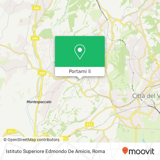 Mappa Istituto Superiore Edmondo De Amicis