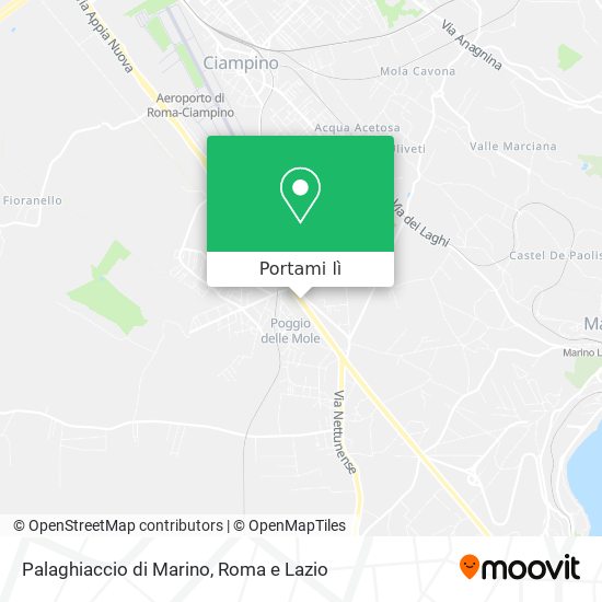 Mappa Palaghiaccio di Marino